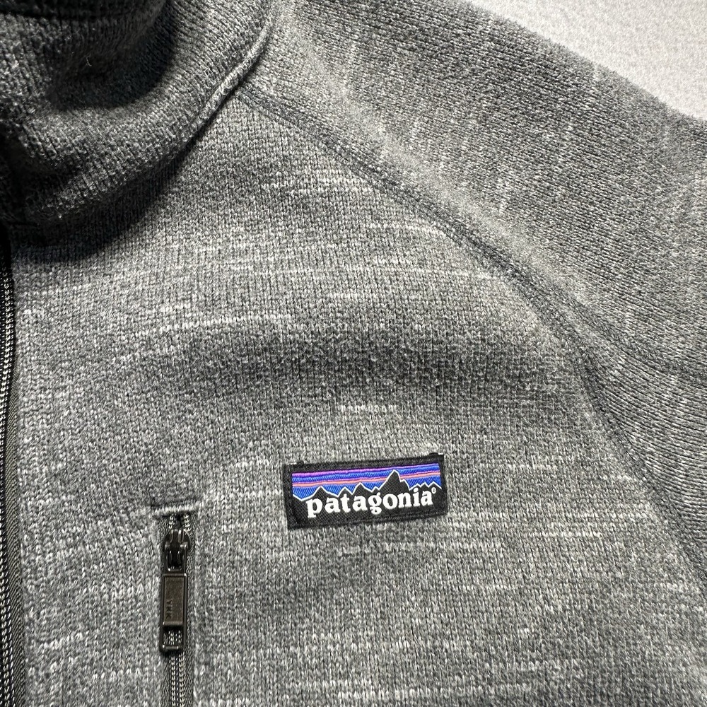 Patagonia Men's Medium Better Sweater Full Zip Fleece Jacket Gray Outdoor